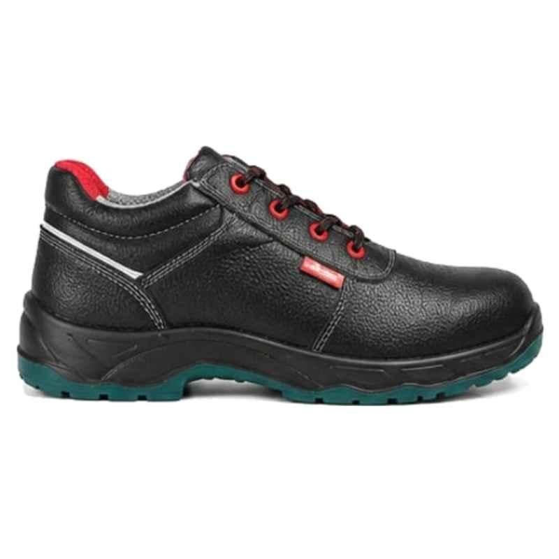 Paragon Dual Density PU Sole Non-Metallic Toe Cap Leather Electrical Safety Shoes with 21kV Electrical Insulation Tested, PUEL0753GP, Size: 8