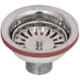 Renvox 24x18x9 inch Glossy Silver Stainless Steel Bowl Kitchen Sink with Stainless Steel & PVC Coupling