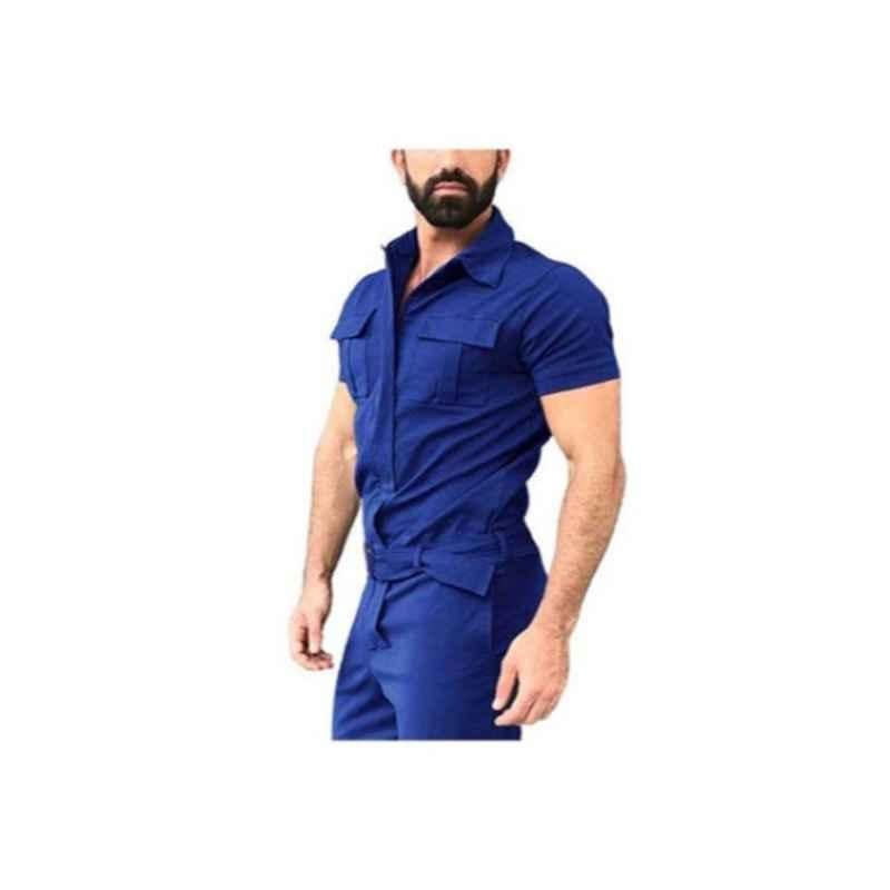 Generic CCBXXL Blue Cotton Shirt & Pant, Size: XXL (Pack of 9)