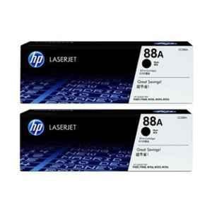 HP 88A Black Original LaserJet Toner Cartridge, 88A-2 (Pack of 2)