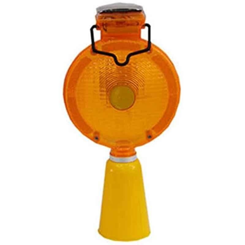 Abbasali Roadway Safety Solar Warning Flashing Traffic Cone LED Light