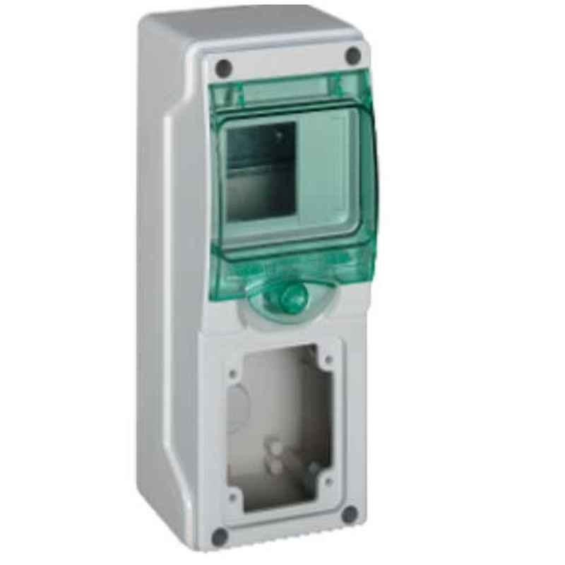 Schneider 10W 63A 4 Modules Green & Grey Kaedra, 13175