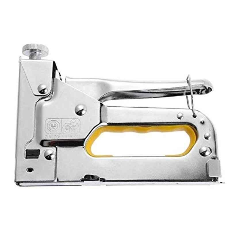 Multitool Nail Staple Gun Stapler For Wood Furniture Door Heavy Duty Rapid Upholstery Hand Tool With 800 Nails : White