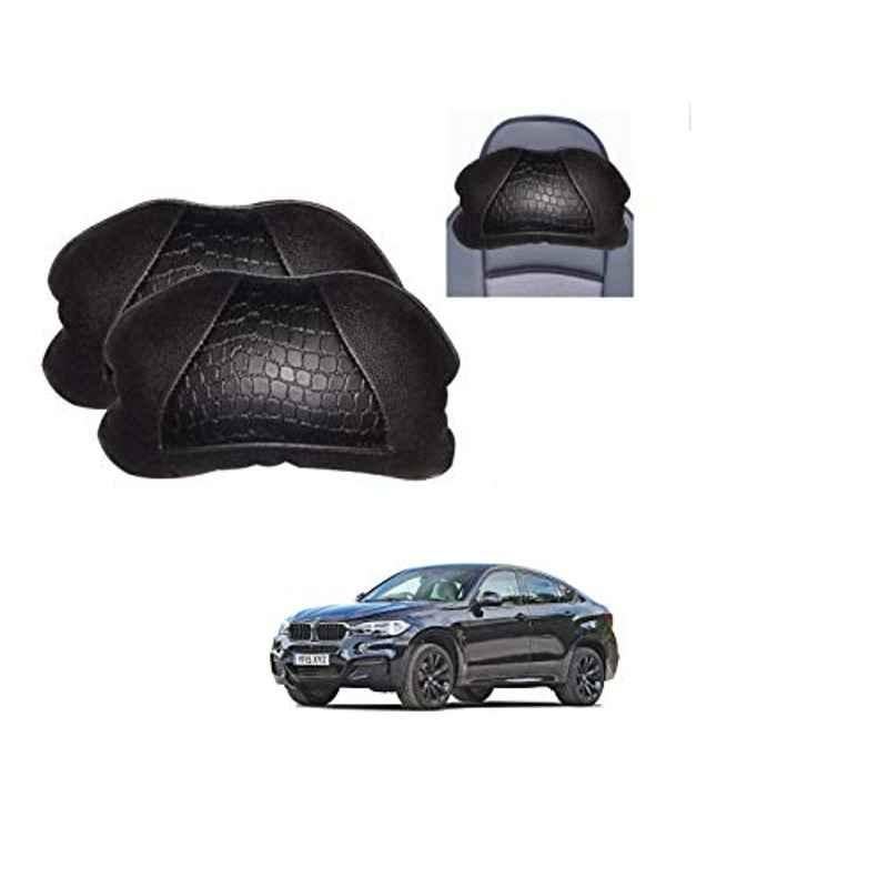Kozdiko 2 Pcs Black Neck Rest Cushion Pillow Set for BMW X6