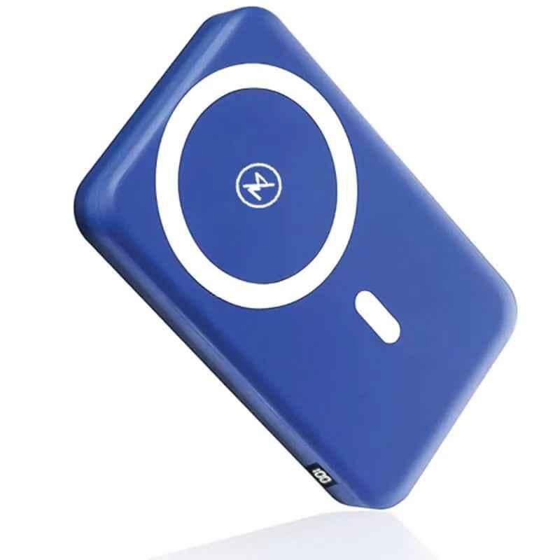 Max & Max 10000mAh 22.5W Blue Compact Magsafe Power Bank with Foldable Stand, MXMWPB22-BL