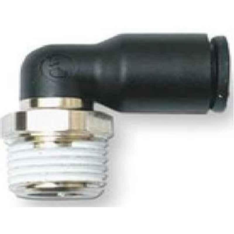 Legris LF3000 R1/4 BSPT Male Elbow for 6mm OD Tubing, 3109 06 13