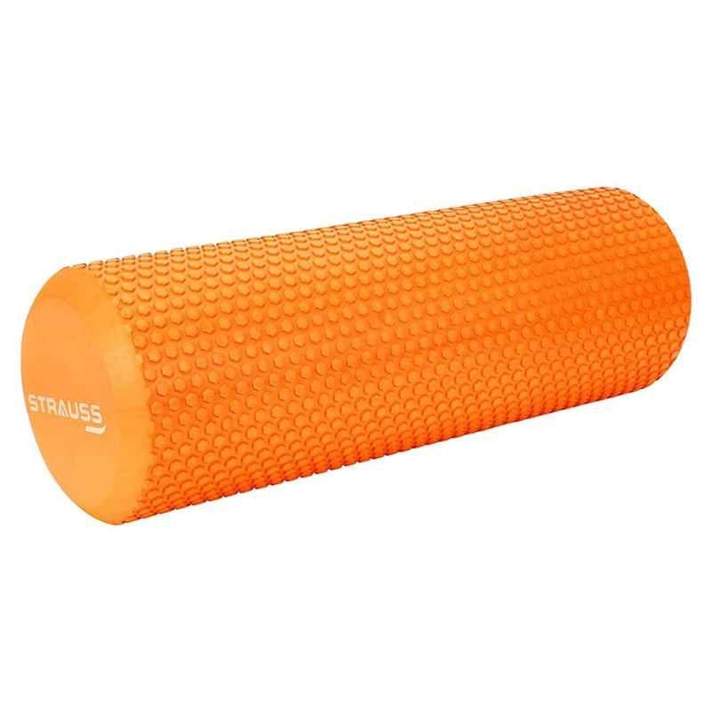 Strauss 30cm Orange EVA Yoga Foam Roller, ST-1431