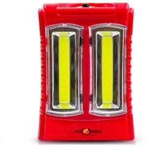 Pick Ur Needs 6W 2 Tube Red Portable Rechargeable Mini Emergency Lantern LED Light, RL-25A