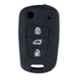 AllExtreme EX3CRKC Black 3 Buttons Silicone Shell Case Body Car Remote Key Cover