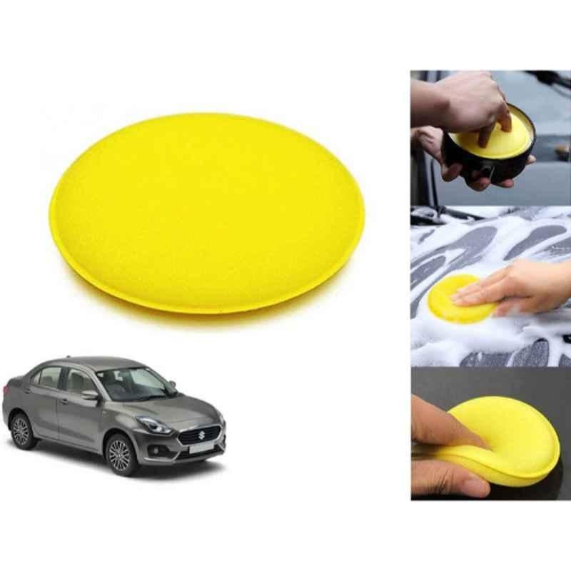 Auto Pearl Polyurethane Beige Washing & Waxing Polish Foam Sponge for Dzire 2020