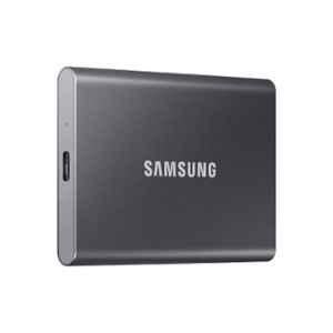 Samsung T7 2TB USB 3.2 Gen2 10Gbps Grey Portable Solid State Drive, MU-PC2T0T/AM