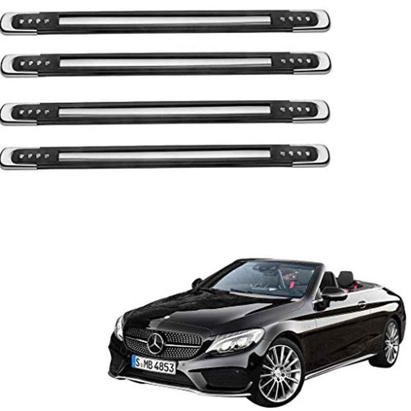 Kozdiko 4 Pcs Designer Black Bumper Protector Set for Mercedes Benz E-Class, Koz-66011