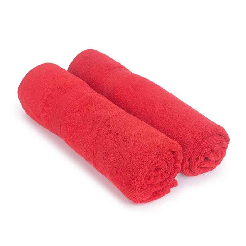 Red towels and bath mats hot sale