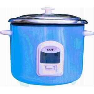 Kaff 1 Litre 400W Stainless Steel Turquoise Blue Electric Rice Cooker, SARC10-T
