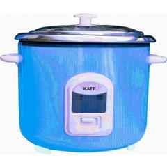 Kaff 1 Litre 400W Stainless Steel Turquoise Blue Electric Rice Cooker, SARC10-T
