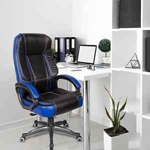 Rose SpaceX Leather Black & Blue High Black Executive Chair