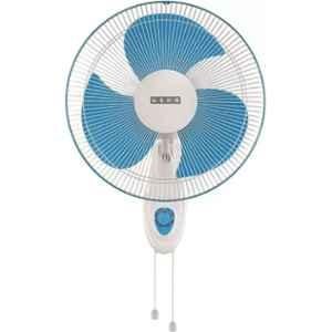 Usha Helix Pro 100W White & Blue High Speed Wall Fan, Sweep: 400 mm