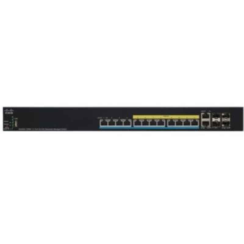 Cisco SG350X12PMV 375W 12 Ports 5G Multigigabit Stackable Managed Switches, SG350X12PMVK9UK