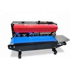 PPH Impex 500W Steel Red & Blue Mini Continuous Band Sealer Machine with Conveyor, FR-900M