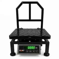 Monet 12x12 inch 120kg Mild Steel Platform Weighing Scale with Dual Display & 2 Days Battery Backup
