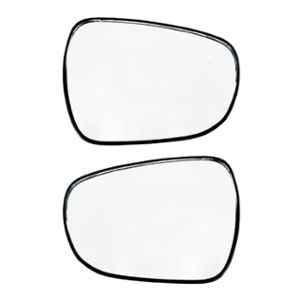 SureStrive 2 Pcs Left & Right Both Side Car Door Sub Mirror Glass Plate Set for Honda Amaze Type-1