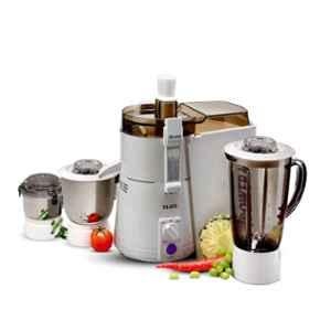 Sujata Powermatic Maxima 900W ABS White 4-in-1 Juicer Mixer Grinder with 3 Stainless Steel Jars