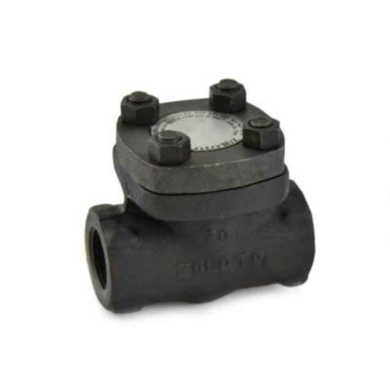 Zoloto 15mm Forged Steel Class-800 Standard Bore Horizontal Lift Check Valve, 1076