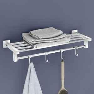 Plantex Heavy-Duty Stainless Steel Towel Rack for Bathroom/Towel Bar/Towel Holder/Bathroom Accessories 24 inch -Chrome-, Aqua