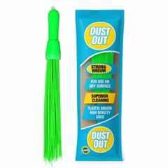 Dust Out 24 inch Plastic Heavy Duty Kharata Bathroom Broom with 60 Bristles
