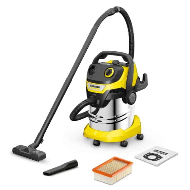 Karcher WD 5S Stainless Steel Wet & Dry Vacuum Cleaner, 16283830