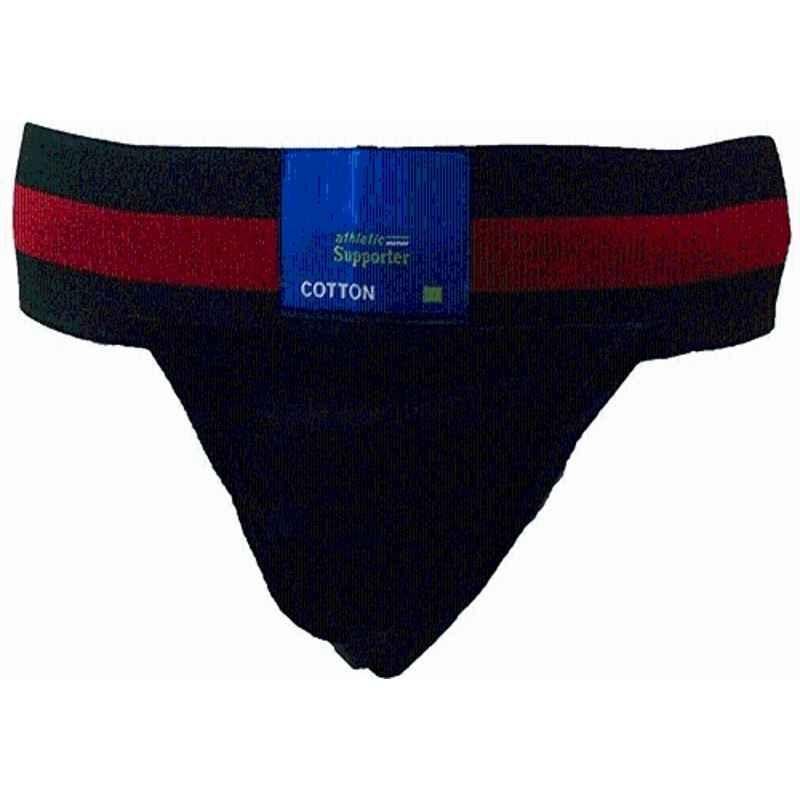 Matrica Black Athletic Protective Brief Supporter for Men, Size: XL