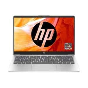 HP 7N8C2PA Natural Silver Laptop with Ryzen 3-7320U 8GB LPDDR5/512GB SSD/AMD Radeon Integrated Graphics, Windows 11, Built-in Alexa & 14 inch FHD Display, 14-EM0025AU