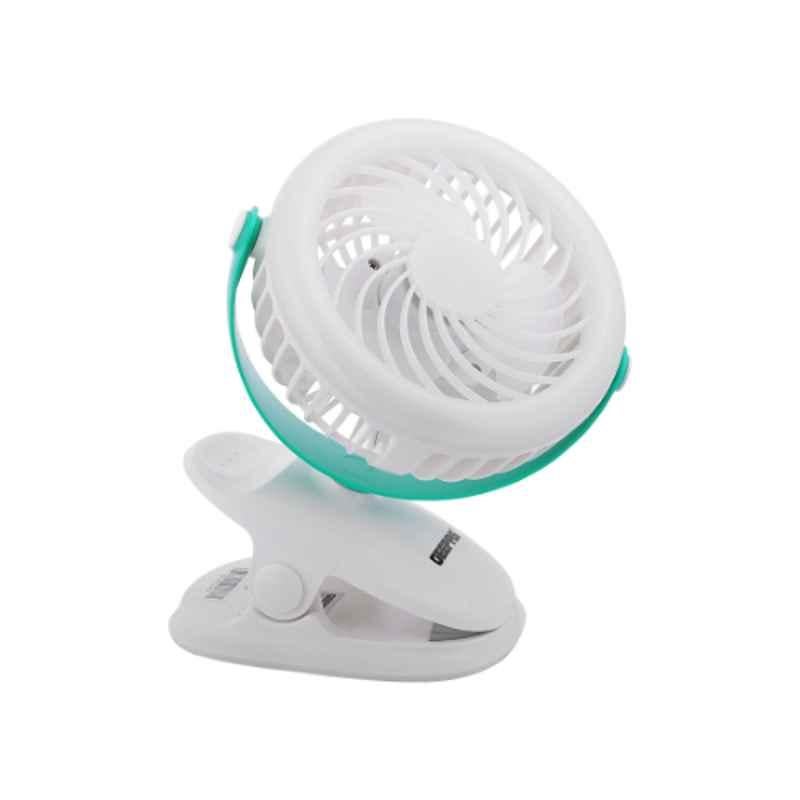 Geepas 1200mAh 2 in 1 Rechargeable Clip Convertible Table Fan, GF21137